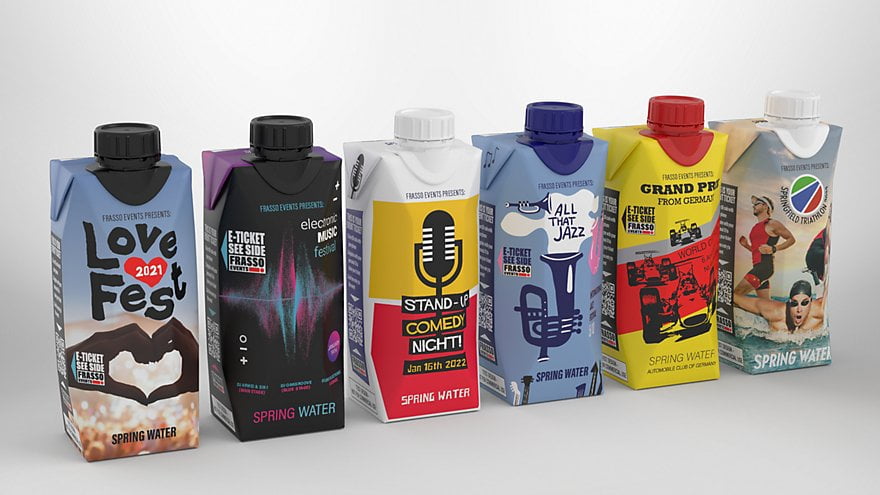 Tetrapak digital printed packaging