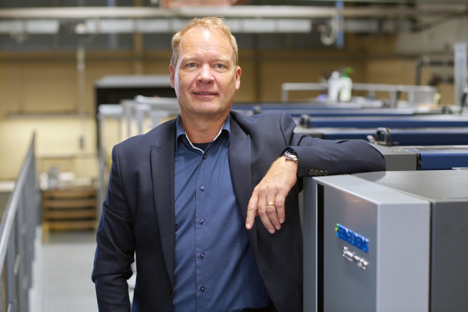 Lars Lindberg, försäljningschef på Heidelberg Sverige.