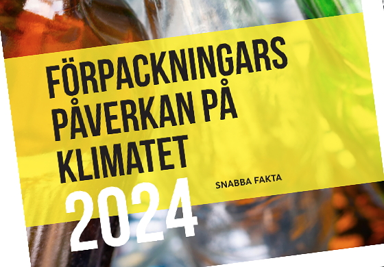 Rapport om klimatpåverkan från dryckesförpackningar